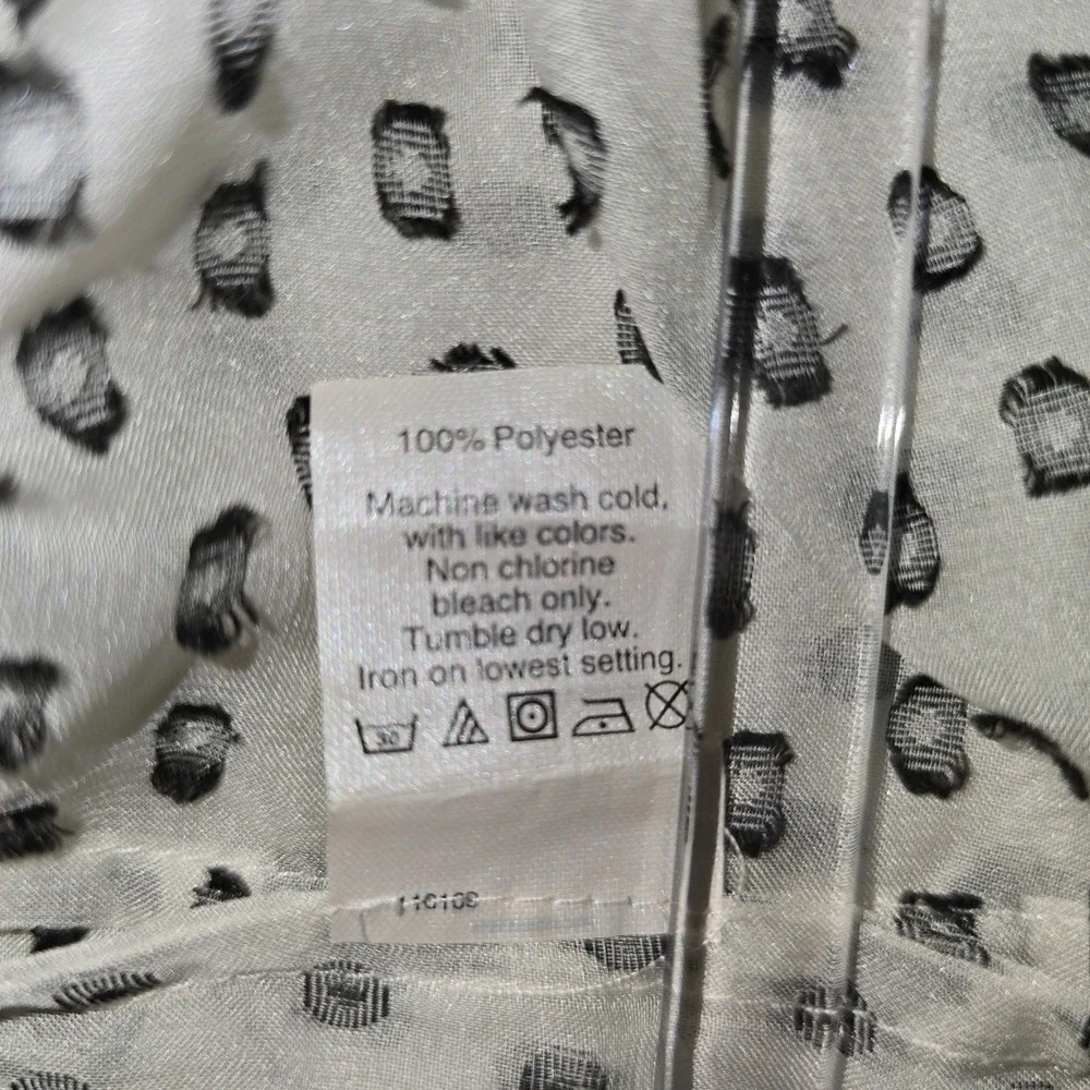 Vintage Y2K J Crew‎ Preppy Sheer Womens Top Coquette Lightweight Button Twee 00